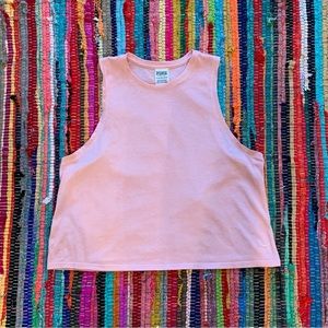 PINK Victoria Secret cropped tank top 💕